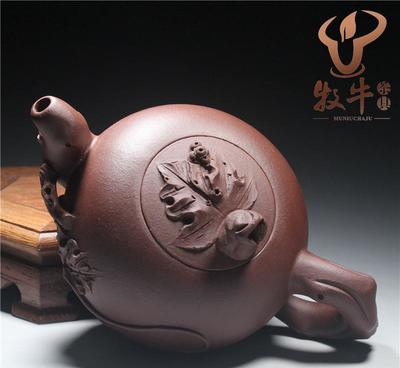 牧牛紫砂壺 名家傳承與藝術(shù)創(chuàng)新的完美融合